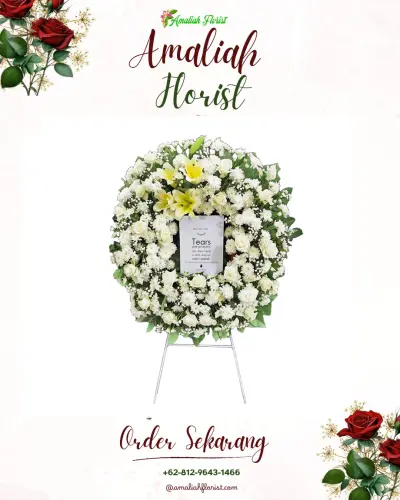 Krans Bunga Duka Cita di Kemaraya